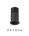 GUINCHO * MINI EMPOTRABLE LED 3W  2700K NEGRO
